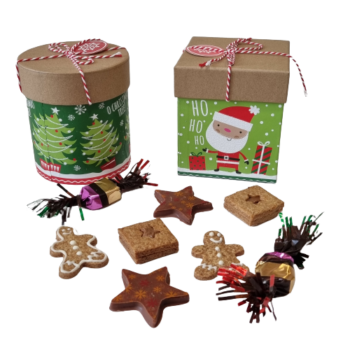 Chocolat de Noël artisanal, original (boite, coffret cadeau)