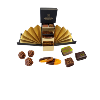 Chocolat de Noël artisanal, original (boite, coffret cadeau)