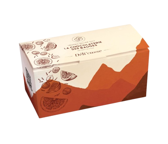 assortiment de chocolat cassé aux saveurs de noel